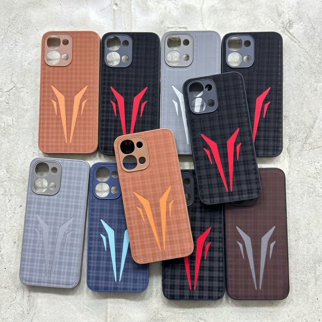 Rugged Armor Mobile Cover with textured gaming design and camera protection