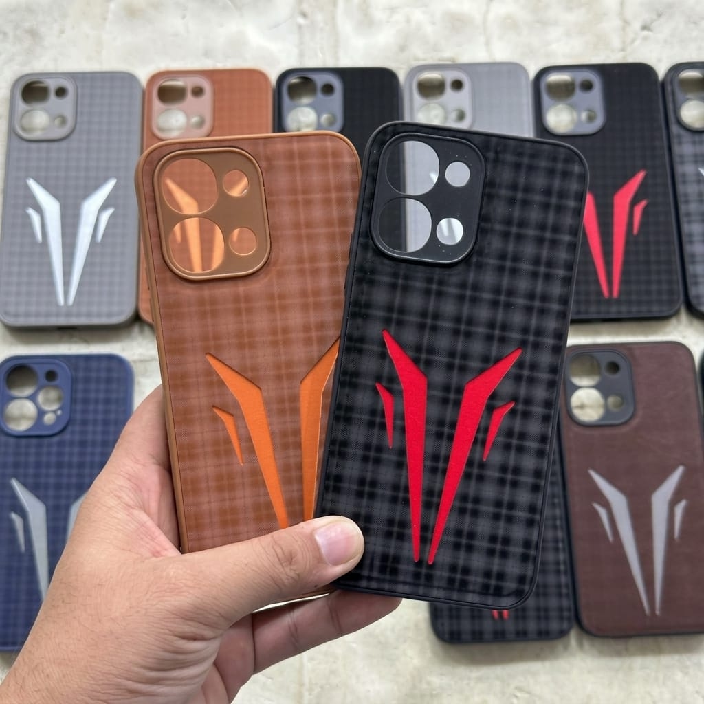 Rugged Armor Mobile Cover with textured gaming design and camera protection