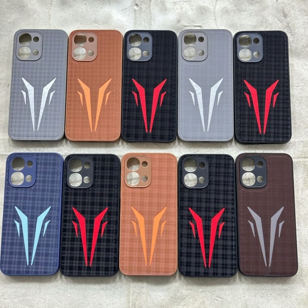 Rugged Armor Mobile Cover with textured gaming design and camera protection